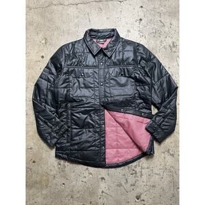 2011‎ Nike 6.0 Men’s Padded Gingham Liner Chore Jacket Black 43499-010 M NWOT